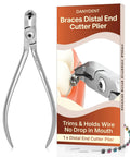 Pro Grade Distal End Cutter Pliers For Braces Wire Trim Hold And Cut Hard And Soft Arch Wires Safely Tungsten Carbide Inserts