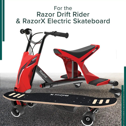 Razor Drift Rider and RazorX Electric Skateboard 22V 0.5 Amp Coaxial Lithium Ion Battery Charger Wall Mount with LED Indicator