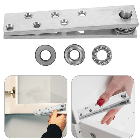 Heavy Duty Stainless Steel Hidden Door Hinge With 360 Degree Pivot For Secret Doors Invisible Concealed Hardware installation