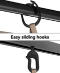 Close-up of easy sliding hooks for Bug Free Outdoor Gazebo Mosquito Netting Replacement 6 Panel Sidewalls 12 By 20 Ft Universal Fit.