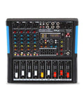 4 Channel Bluetooth Studio Mixer DJ Controller Interface With USB Recording For PC And Mac XLR Microphone Input And 48V Phantom Power