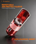 Heavy Duty Half Inch Drive Lug Nut Impact Socket Set Deep Thin Wall Sockets in 17mm 19mm 21mm CR-Mo Steel Non Marring Rim Protector Sleeved Sockets for Wheel Protection and High Torque Jobs with removable ABS sleeve.