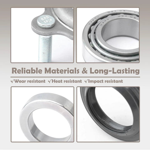 Close-up of Beefed Up Rear Axle Bearing And Seal Kit For Jeep Wrangler JK JKU 2007 To 2017 demonstrating material durability.