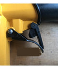 Close-up of trigger mechanism on Professional Pneumatic Nail Gun Compatible With 7116 Staples And Air Compressor for upholstery.