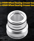 44 40mm Wheel Bearing Greaser Tool For RZR Ranger ATV UTV SxS Front And Rear Greasing Kit aluminum build close-up
