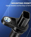Toyota Camshaft Position Sensor Set of 2 9091905060 9008005060 for Toyota Camry Corolla RAV4 4Runner Highlander Sienna Prius Tacoma Tundra Avalon Sequoia Land Cruiser Lexus ES GS IS RX Scion tC xD black plastic sensor close-up