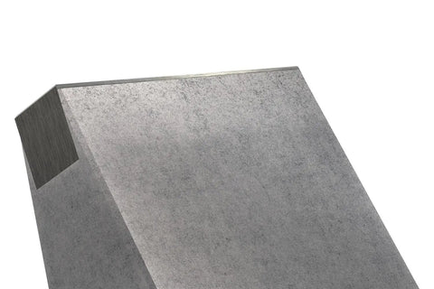 Beefy Carbide Stone Chisel Hand Set One And A Half Inch Blunt Point for precise stone cutting, showing carbide tip detail