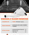 Washer Reservoir With Cap Without Sensor Hole Bottom For Toyota Tacoma 1998 1999 2000 2001 2002 2003 2004 Replacement