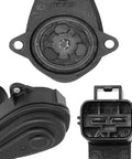 Heavy Duty Rear Parking Brake Actuator For Ford F-150 2015 To 2018 Ace Replacement showing steel housing and connector.