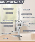 Upgrade Your Workspace Game With This 2 Pack Labor Saving Arm Jack Set, aluminum alloy body with ergonomic handles and lifting parts