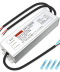 All Weather 24V 300W Outdoor IP67 LED Power Supply Driver From 100 to 265V AC to 24V DC Aluminum Housing for LED Strips