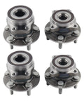 Drop In Ready 4 Piece Wheel Bearing And Hub Assembly Kit For Subaru Crosstrek Forester Impreza And XV Crosstrek Front And Rear Replacement