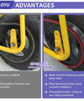 CILOYU #35 go-kart roller chain on yellow frame; left silver chain on sprocket, right red chain installed.