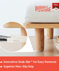 Clear Flexible Plastic Leveling Shims 30 Pack For Home Improvement And Furniture Stabilization under a bed leg