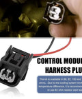 VCM Control Module Wiring Harness Kit With Four Resistors Plug And Play Line Socket For Gas Saver Performance Harness Accessories For Honda Accord Pilot Odyssey Black product image