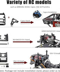 Realistic V8 Engine Model Kit For Adults And RC Gearheads, DIY STEM engine stand for AX90104, SCX10, Capra, VS4-10