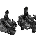 Hella Reliable Aluminum Mechanical Disc Brake Set For Mountain And Road Bikes With Quick Install Hardware And Solid All Weather Stopping Power To Keep Your Ride Tight On Pavement Or Rough Terrain Black close-up of caliper design