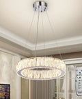 Farmhouse Style Black Globe Pendant Light With Adjustable Chain Industrial Crystal Chandelier Flush Mount for kitchen