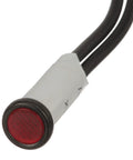Beefy Incandescent Red Indicator Light For Control Panels 14V With Six Inch Lead Wires Five Sixteenth Inch Bulb Size Flush Mount