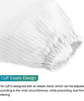 Close-up of the cuff elastic design on Snag This Kickass ESD Anti Static Lab Coat With Protective Hood And Secure Cuff Design.