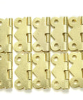 Tiny Hinges For Jewelry Boxes And Dollhouse Doors, 180 Degree European Style Small Cabinet Drawer Hinges, 10 Pack, 20x17mm