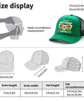 Birthday Cruise 2026 Mens Humor Trucker Hat Green For Running And Golf With Anti Sweat Band size and fit guide