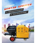 Portable Mortar Plastering Spraying Machine For Sand Cement Render Gypsum Putty Quick Wall Coating Construction Equipment Efficient Handheld Spray Pump with high pressure air pump.