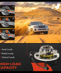 Beefy Front Wheel Bearing And Hub Assembly For Dodge Ram 1500 2002 2003 2004 2005 4x4 With ABS 5 Lug Heavy Duty Hub Replacement