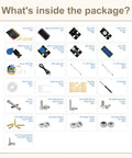 Smart Home Coding Kit for Teens 12 Plus With Micro Bit MakeCode Compatible STEM Toys Coding Set for House Building Sensors and App Control Hands On Projects to Learn Real World Electronics, kit contents