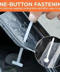 50 Pack Nylon Self Locking Cable Tie Buckles Heavy Duty Universal Car Repair Clips for bumpers and panels fastening demo