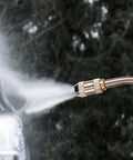 High Temp Portable Steam Sprayer Nozzle Replacement for High Pressure Cleaners Short Lance Attachment in use