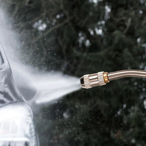 High Temp Portable Steam Sprayer Nozzle Replacement for High Pressure Cleaners Short Lance Attachment in use