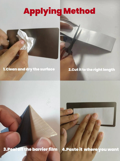 Step-by-step application of RV Sealant Tape 2 Inch By 16 Foot Waterproof Butyl Tape With Fluorocarbon Film For Roofing Gutter Windows