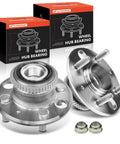 Rear Wheel Bearing And Hub Assembly Set With ABS Ring For Honda Civic 1992 2000 Civic Del Sol 1993 1997 Acura Integra 1990 2001
