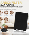 Six Pack Cut To Fit Activated Carbon Filters For Honeywell HPA Series Air Purifiers Odor Removal For Window Vent AC Range Hood