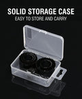 8 Piece Hole Saw Kit With Case 1 To Two And One Eighth Inches Includes Five Saw Blades Mandrel Two Drill Bits And Hex Key case view
