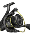 Sharky X Spinning Reel With Six Point Two To One Gear Ratio And Carbon Fiber Drag 33 Lb And Thirty Nine And A Half Pound Ten Plus One Stainless Steel Bearings Ultra Lightweight Nylitech Body For Freshwater And Saltwater Fishing.