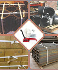 Top Shelf Straight Up Heavy Duty Packing Strapping Kit With 3/4 Inch Polyester Cord Roll 320 Feet Length 2000 Lbs Break Strength with tools.