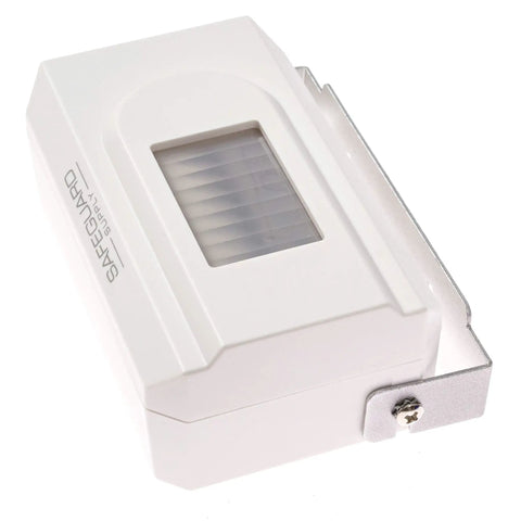 Era Motion Door Chime Wireless Indoor Motion Sensor Door Entry Alert Kit with 4000 Ft Range in white with metal bracket