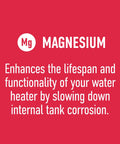 AR109 Magnesium Anode Rod For Water Heaters Easy Install poster with corrosion protection benefits