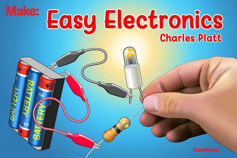 Easy Electronics Kit Bundle With Paperback Handbook And ProTechTrader Component Pack For STEM DIY Projects cover image