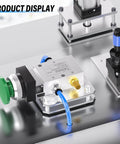 Green Mushroom Push Button Pneumatic Valve With Manual Control, 3 Way 2 Position, 1/4 NPT Ports inlet outlet exhaust