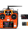 Front view of 12 Channel RC Transmitter And Receiver With 2.4GHz Remote For FPV Drones Quads Helicopters Cars And Boats Mode 2
