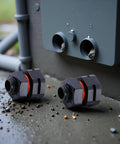2-Pack IP68 Industrial Breather Vent M12x1.5 Pressure Equalization Valve outside electrical enclosure