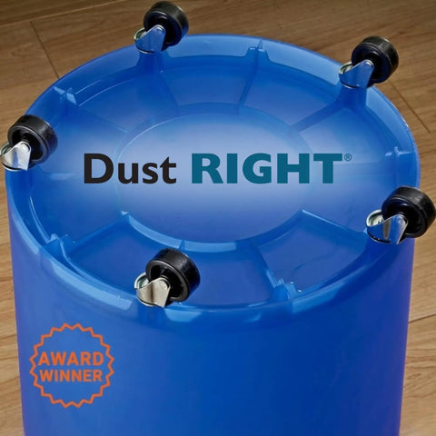 Cyclone Dust Separator Kit With 36 Inch Flex Form Hose For Shop Vacs Turns Any Vacuum Into A Two Stage Woodworking Dust Extractor For Sawdust And Wood Chips Debris 10 Gallon Translucent Bucket