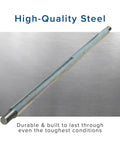 Heavy Duty 36 Inch Go Kart Axle Rod With One Inch Diameter And Three Quarter Inch Step Down Plus Fine Thread On Each End