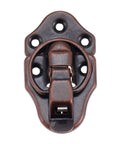 Vintage Iron Toggle Hasp Lock For Jewelry Boxes Suitcases Chests And Tool Boxes 68mm X 38mm With Screws Easy Install Rustic Hardware Durable