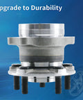 Side view of rear wheel bearing and hub assembly pair for Subaru Crosstrek 2016 2020 Impreza 2012 2019 with ABS and 5 lug mounts