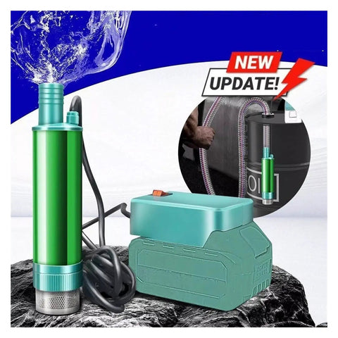 Compact Compatible With Makita 18-Volt Rechargeable Battery Powered 2 In 1 Electric Transfer Pump for Diesel Oil and Water