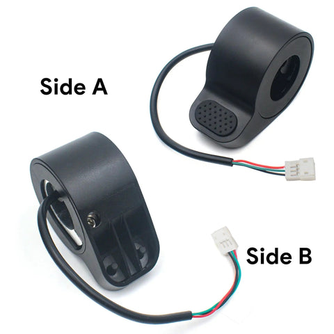 Thumb Throttle Replacement For M365 And Pro 1S Electric Scooter, Plug And Play Speed Control Part, Direct 1 To 1 Fit, Durable ABS PC Blend, Weather Resistant, Tool Free Installation For Precise Acceleration